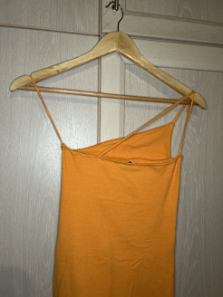 Orange summer dress