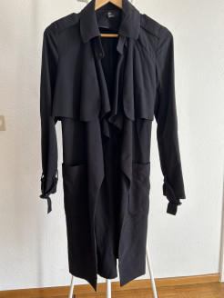 Black trench coat H&M