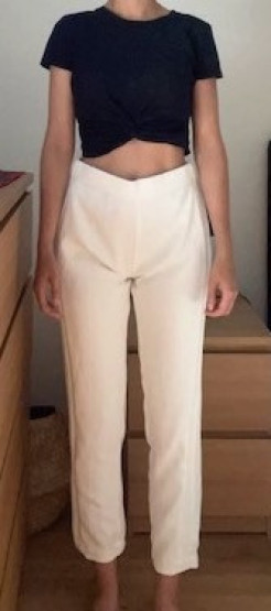 White long trousers - Comptoir des cotonniers