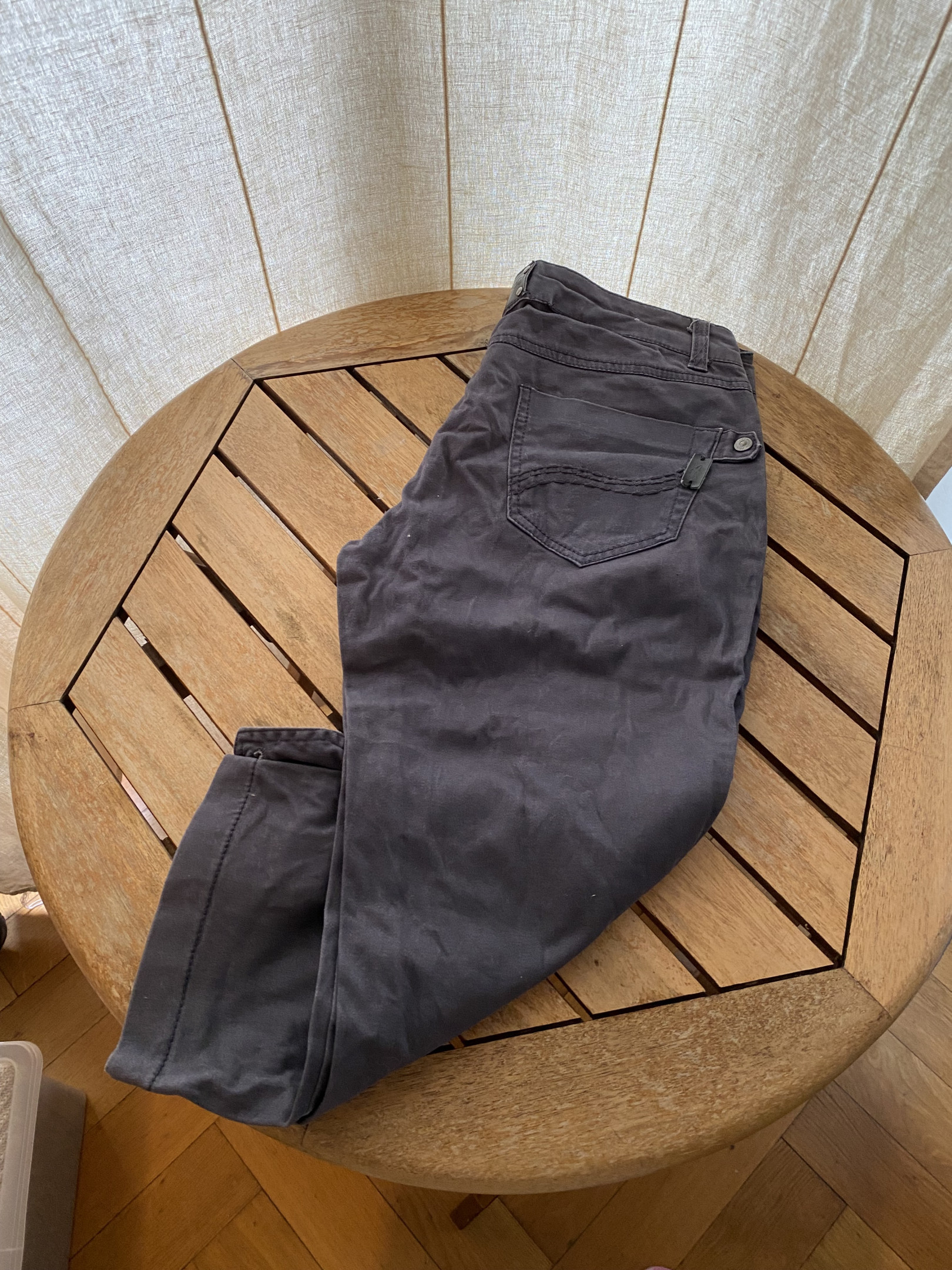 Dark grey short trousers, size S