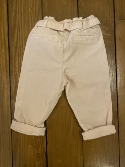 Cyrillus light pink trousers 12 months