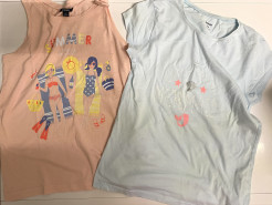 2er-Pack Mädchen-T-Shirts 10 Jahre