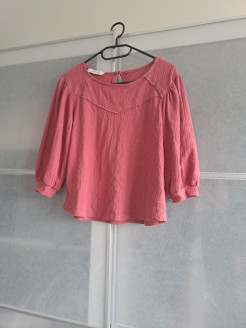 Blouse Promod vieux rose