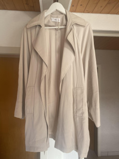 Beige trench coat