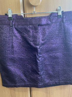Mini jupe violet