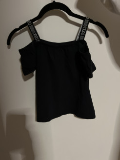 Strapless T-shirt - girl - 134-140 cm