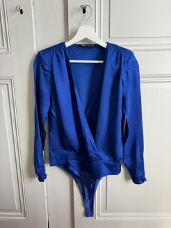 Electric blue bodysuit ZARA