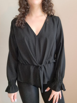 Schwarze Bluse