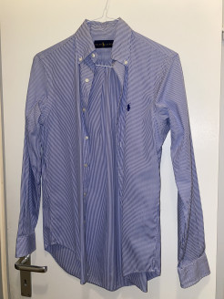 Ralph Lauren Herrenhemd in Blau und Weiß