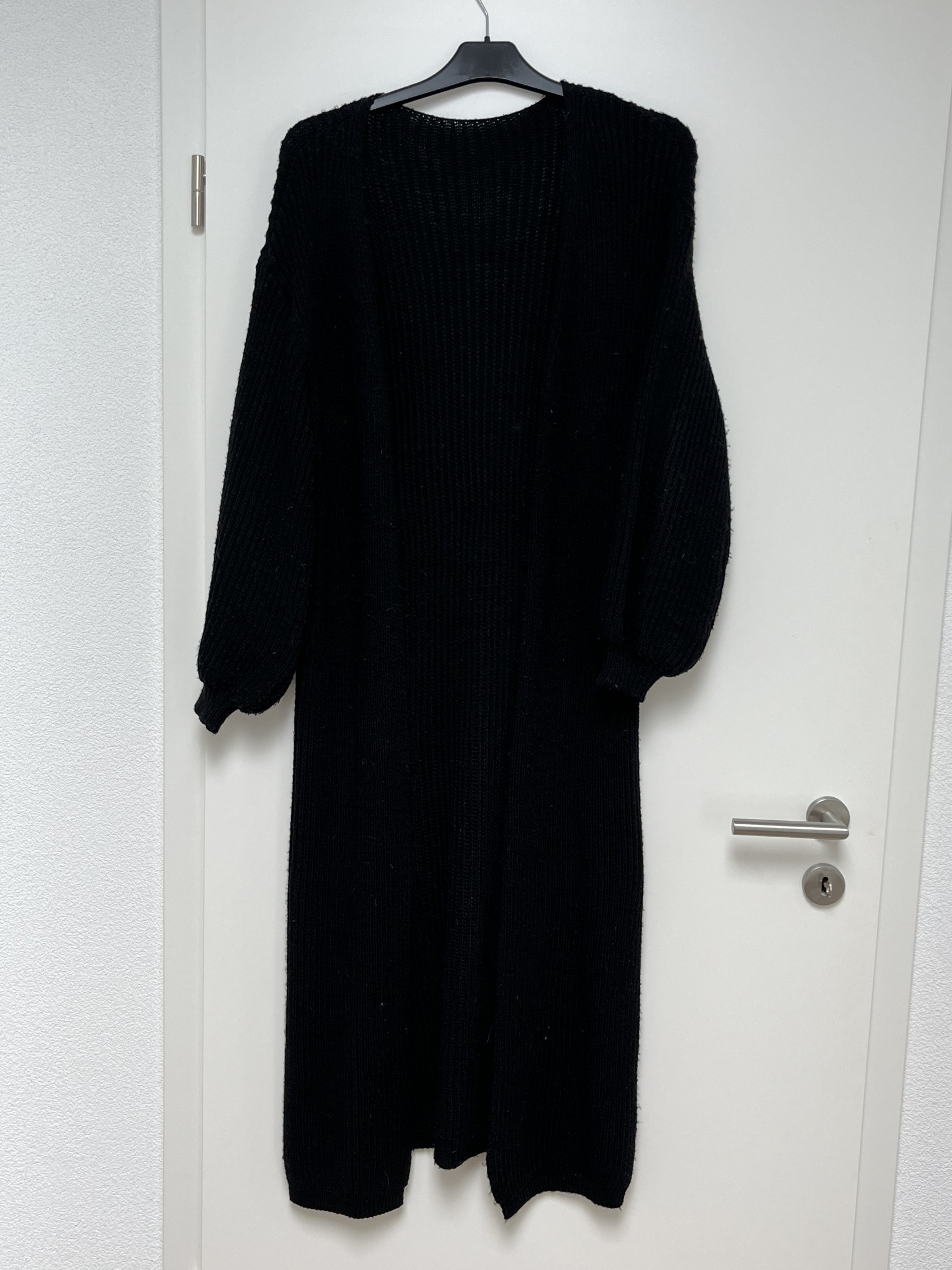 Black long waistcoat