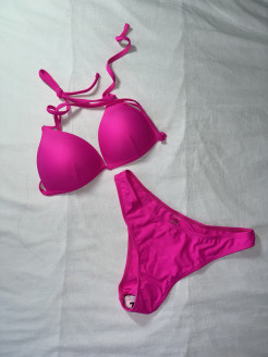 Pink swimming costume