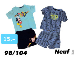 New boys' summer pyjama set 98/104