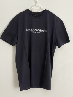 T-shirt Emporio Armani bleu marine 