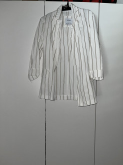 White striped blazer