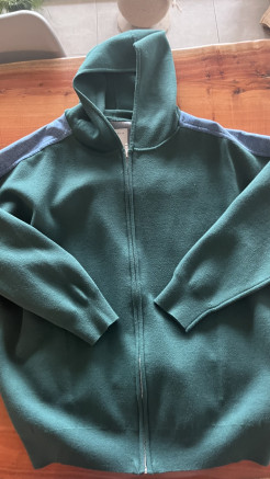 Sweatshirt aus zwei Materialien von Sandro