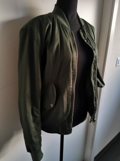 Fir tree green bomber jacket