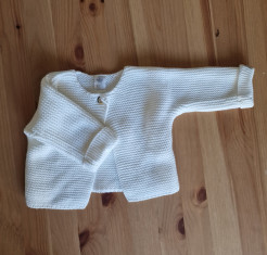 Petit Bateau cotton cardigan - size 1 month