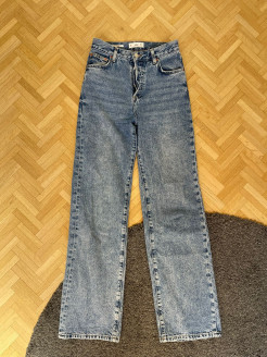 jeans taille haute mango