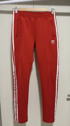 adidas trousers red