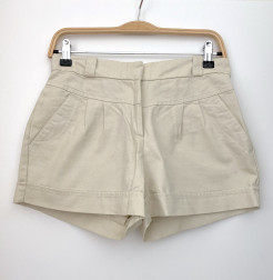 Beige cotton shorts Mango