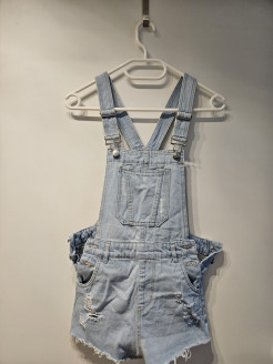 Denim overalls