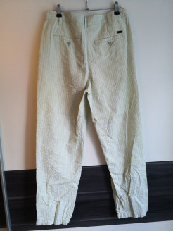 Pantalon vert clair/blanc taille 27 (OBEY)