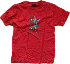 Barcelona red lizard T-shirt