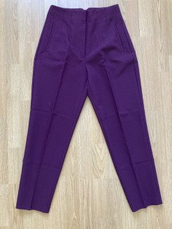 Purple trousers zara M