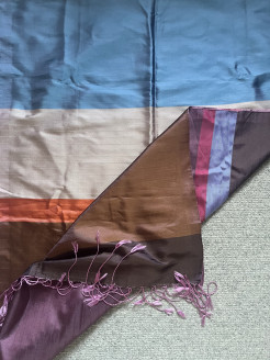 Large silk scarf