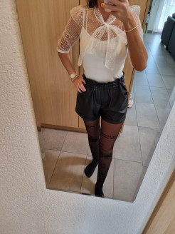 Blouse avec dentelle