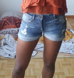 Mini short en jean