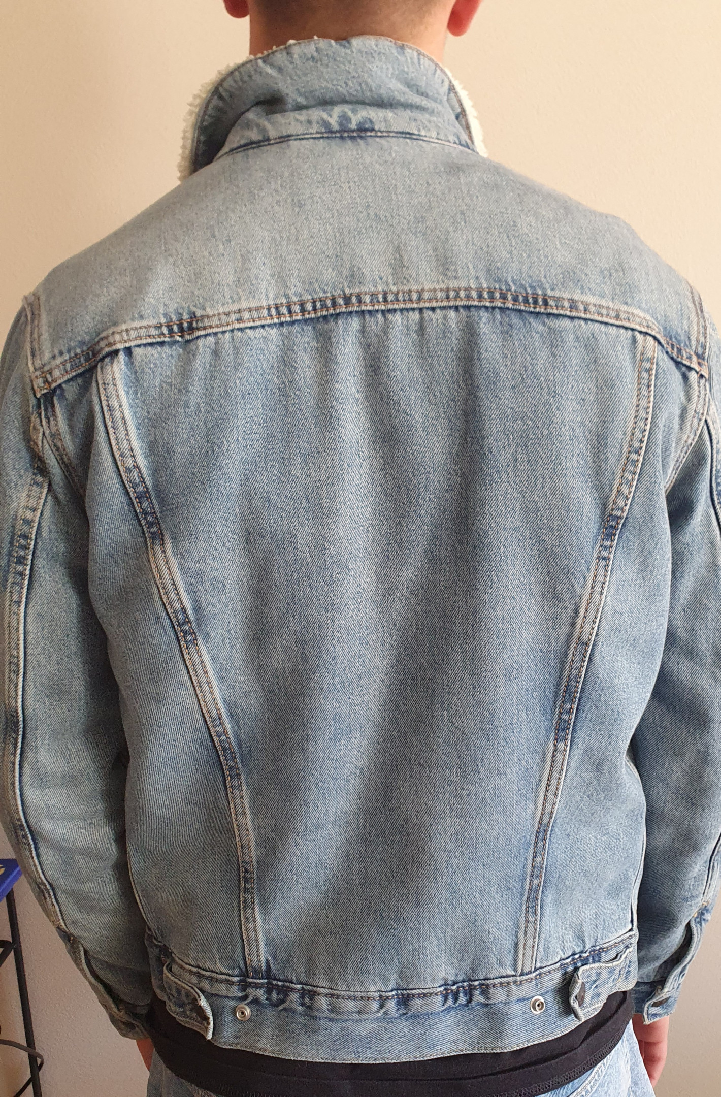 Levi s cloud cheap wash denim jacket