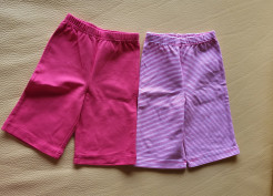 Set of 2 baby girl trousers.