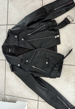 Kunstlederjacke ZARA