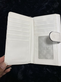 White coin purse