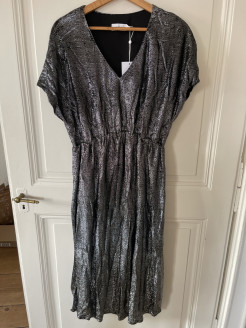 New black silver dress by vila size m