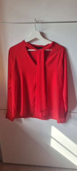 Red blouse by Zara