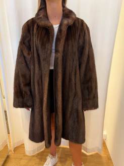 Coat made of real mink fur