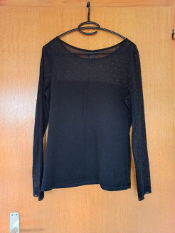 dünner Pullover schwarz