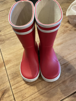 Aigle rubber boot size 24