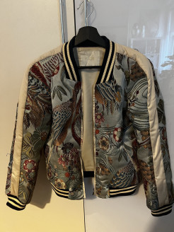 Maje embroidered bomber L