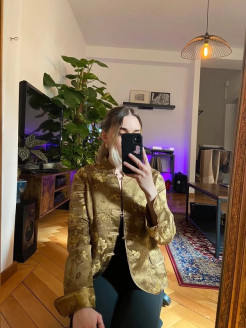 Jacke im Kimono-Stil