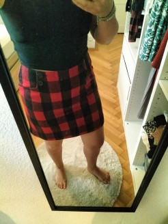 Schoolgirl skirt