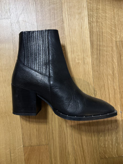 Bottines en cuir