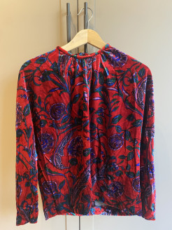 Blouse en velours Sandro