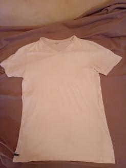 Simple white Lacoste T-shirt