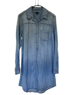 GAP - jeans dress with long sleeves in denim
