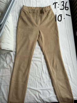 Beige trousers