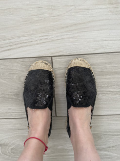 Espadrilles à sequins 