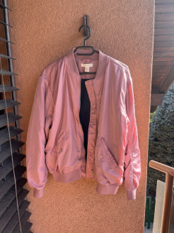 Bomber rose oversize taille 42